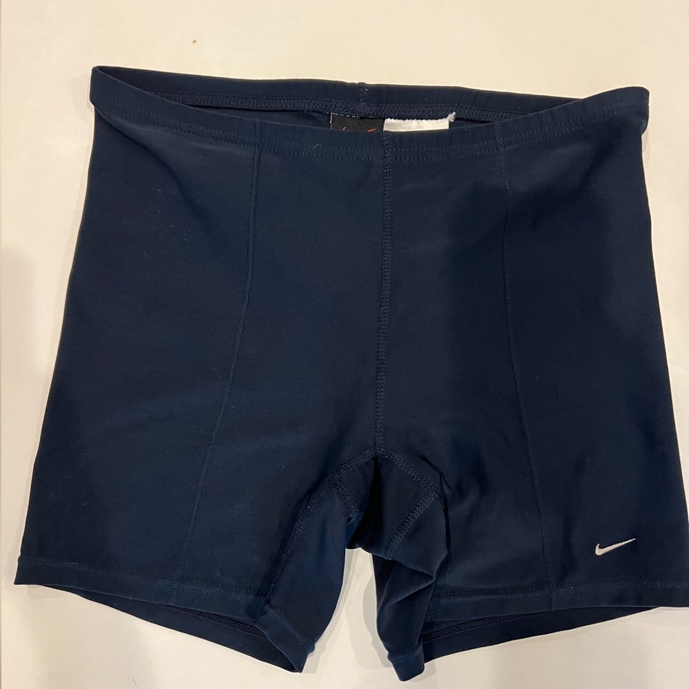 Nike size medium blue biker shorts